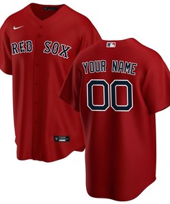 Boston Red Sox Mlb 2020 Personalized Custom Red Jersey - Robokeg