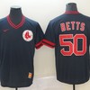 Boston Red Sox Mookie Betts #50 2020 Mlb Black Jersey - Robokeg