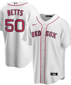 Boston Red Sox Mookie Betts #50 2020 Mlb White Jersey - Robokeg