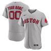 Boston Red Sox Road Authentic Custom Jersey - Gray Custom Jerseys Mlb - Robokeg