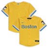 Boston Red Sox Toddler 2021 Mlb City Connect Replica Team Jersey - Gold Mlb - Robokeg