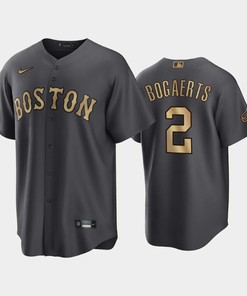 Boston Red Sox Xander Bogaerts 2 2022-23 All-Star Game AL Charcoal Jersey - Robokeg