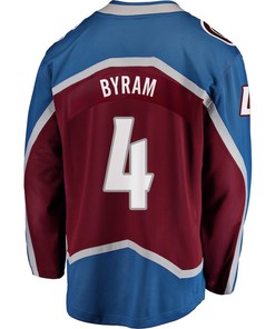 Bowen Byram 4 Colorado Avalanche Stanley Cup 2023 Playoffs Patch Home Breakaway Men Jersey - Burgundy - Robokeg