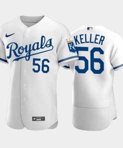 Brad Keller 56 Kansas City Royals 2022-23 White Men's Jersey - Robokeg