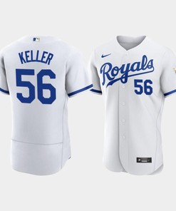 Brad Keller 56 Kansas City Royals Men's 2022-23 Home Jersey - White Jersey - Robokeg