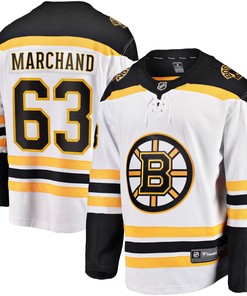 Brad Marchand Boston Bruins Fanatics Branded Away Premier Breakaway Player Jersey - White Nhl - Robokeg