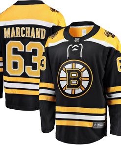 Brad Marchand Boston Bruins Fanatics Branded Breakaway Player Jersey Black Nhl - Robokeg