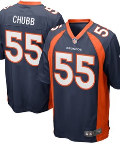 Bradley Chubb Denver Broncos Game Jersey - Navy Nfl - Robokeg