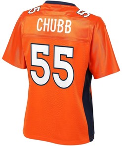 Bradley Chubb Denver Broncos Nfl Pro Line Womens Player Jersey - Orange - Robokeg