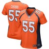 Bradley Chubb Denver Broncos Womens Game Player Jersey Orange Nfl - Robokeg