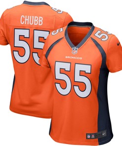 Bradley Chubb Denver Broncos Womens Game Player Jersey Orange Nfl - Robokeg