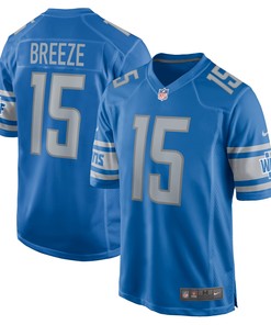 Brady Breeze Detroit Lions Player Game Jersey - Blue Nfl - Robokeg
