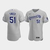 Brady Singer 51 Kansas City Royals Gray Road Jersey - Robokeg