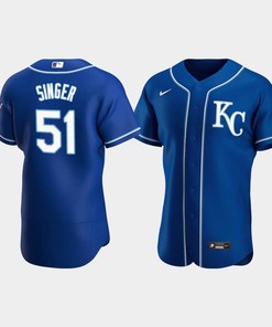 Brady Singer 51 Kansas City Royals Royal Alternate Jersey - Robokeg