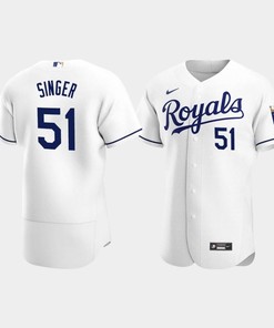 Brady Singer 51 Kansas City Royals White Home Jersey - Robokeg