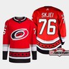 Brady Skjei 76 Carolina Hurricanes Red Jersey 2022-23 Third 25th Anniversary - Robokeg