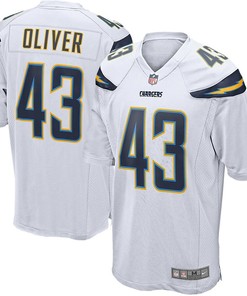 Branden Oliver Los Angeles Chargers Nike Game Jersey - White - Robokeg