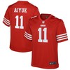 Brandon Aiyuk San Francisco 49ers Game Jersey - Scarlet Nfl - Robokeg