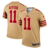 Brandon Aiyuk San Francisco 49ers Inverted Legend Jersey - Gold Nfl - Robokeg