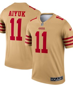 Brandon Aiyuk San Francisco 49ers Inverted Legend Jersey - Gold Nfl - Robokeg