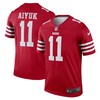 Brandon Aiyuk San Francisco 49ers Legend Jersey - Scarlet Nfl - Robokeg