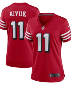 Brandon Aiyuk San Francisco 49ers Womens Alternate Game Jersey - Scarlet Nfl - Robokeg