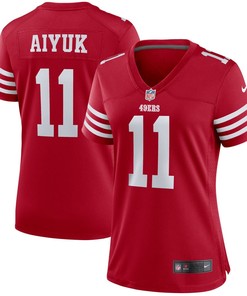 Brandon Aiyuk San Francisco 49ers Womens Player Game Jersey Scarlet Nfl - Robokeg