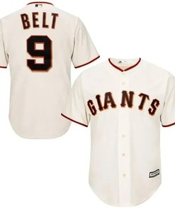 Brandon Belt San Francisco Giants Cool Base Player Jersey - Tan - Robokeg