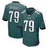 Brandon Brooks Philadelphia Eagles Game Jersey - Midnight Green Nfl - Robokeg