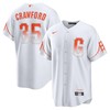 Brandon Crawford 35 San Francisco Giants City Connect Men Jersey - White - Robokeg