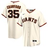 Brandon Crawford 35 San Francisco Giants Home Player Name Jersey - Cream - Robokeg