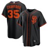 Brandon Crawford San Francisco Giants Alternate Replica Player Name Jersey - Black Mlb - Robokeg