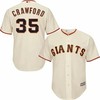 Brandon Crawford San Francisco Giants Cool Base Player Jersey - Tan - Robokeg