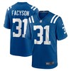 Brandon Facyson Indianapolis Colts Player Game Jersey - Royal Nfl - Robokeg