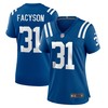 Brandon Facyson Indianapolis Colts Womens Player Game Jersey - Royal Nfl - Robokeg