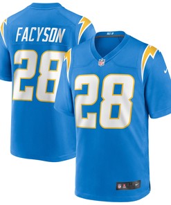 Brandon Facyson Los Angeles Chargers Game Jersey - Powder Blue Nfl - Robokeg