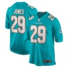 Brandon Jones Miami Dolphins Team Game Jersey - Aqua Nfl - Robokeg