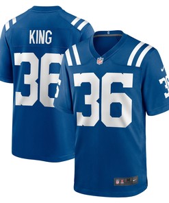 Brandon King Indianapolis Colts Player Game Jersey - Royal Nfl - Robokeg