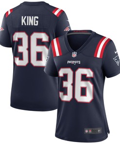 Brandon King New England Patriots Womens Game Jersey - Navy Nfl - Robokeg