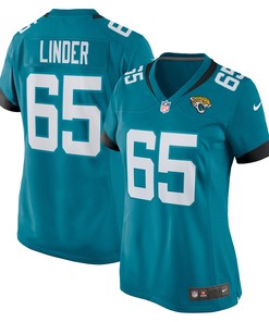 Brandon Linder Jacksonville Jaguars Womens Game Jersey - Teal Nfl - Robokeg