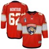 Brandon Montour 62 Florida Panthers Youth 2023 Stanley Cup Final Home Jersey - Red - Robokeg