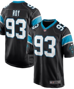 Bravvion Roy Carolina Panthers Game Jersey - Black Nfl - Robokeg