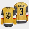Brayden McNabb 3 Vegas Golden Knights Gold Jersey 2023 Home - Robokeg