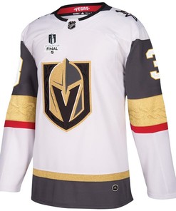 Brayden McNabb 3 Vegas Golden Knights Stanley Cup 2023 Final Patch Away Breakaway Men Jersey - White - Robokeg