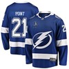 Brayden Point 21 Tampa Bay Lightning Stanley Cup 2023 Playoffs Patch Home Breakaway Men Jersey - Blue - Robokeg