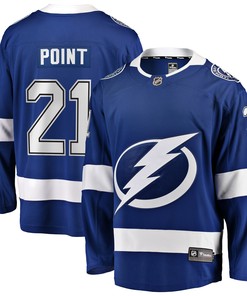 Brayden Point Tampa Bay Lightning Fanatics Branded Home Premier Breakaway Player Jersey - Blue Nhl - Robokeg
