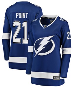 Brayden Point Tampa Bay Lightning Fanatics Branded Womens Home Premier Breakaway Player Jersey - Blue Nhl - Robokeg