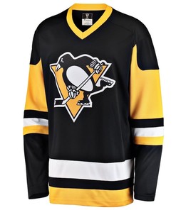 Brayden Yager #29 Pittsburgh Penguins 2023 NHL Draft Home Men Jersey - Black/Yellow - Robokeg