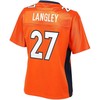 Brendan Langley Denver Broncos Nfl Pro Line Womens Team Color Player Jersey - Orange - Robokeg