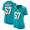 Brennan Scarlett Miami Dolphins Womens Game Jersey - Aqua Nfl - Robokeg